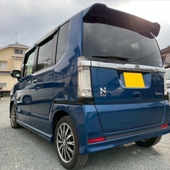 フォロワー割実施中‼️‼️快適なターボ☆月々1.2万円〜分割払い可❗️ 車検2年付き！【名義変更代込み】大人気☆ホンダ N-BOXカスタム☆ステアリングスイッチ付き☆SDナビ付き☆走行中DVD見れます☆ETC付き☆便利なバックカメラ付き☆電動スライドドア♪しかも両側☆ドラレコ付き☆スマートキー☆フルオートエアコンのフル装備☆そのまま乗って帰れます❗️の画像