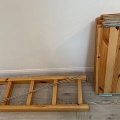 無印良品　パイン材ユニットシェルフ奥行25cmタイプ・58cm幅・小(追加棚板2個付き)の画像