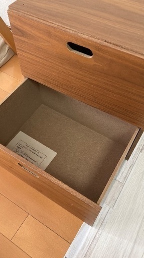 【hayaさま専用】　　　　　　　　　　　　無印良品 木製収納ケース 引き出し 廃盤 無印良品 木製収納ケース 引出式 4段 オーク - メルカリ