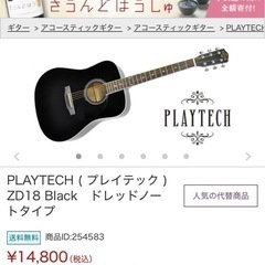 アコースティックギター　PLAYTECH ZD18 　の画像