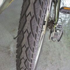 E255　★14800円★整備済み 中古子供自転車 アサヒ　ドライド　グリーン　６段変速【24インチ 】の画像