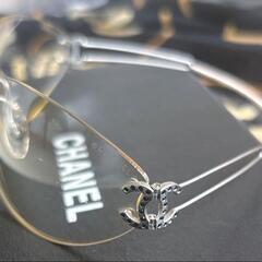 美品 希少品 CHANEL シャネル サングラス ココマーク ラインストーン