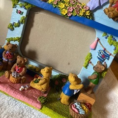 クマの写真立ての画像