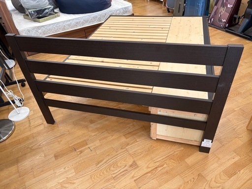 N947☆引き出し付きダブルベッド☆ベッド☆幅1450mm