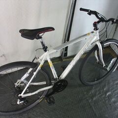 E264　★　21800円★整備済み スポーツ中古自転車 FELT　QX60　ホワイト　52ｃｍ【クロスバイク】の画像
