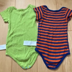 肌着　半袖　ロンパース　70センチ　2枚セット
　の画像