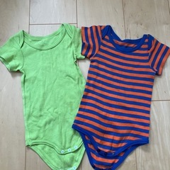 肌着　半袖　ロンパース　70センチ　2枚セット
　