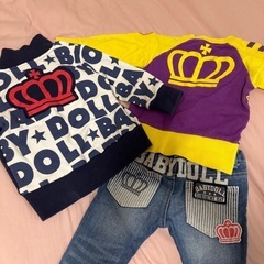BABYDOLL 子供服セット80の画像