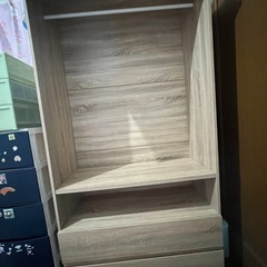 ワードロープ クローゼット ハンガーラック 洋服掛け 木製 約幅...