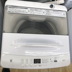 全自動洗濯機:Haier（JW-U45EA）2022年製【リサイ...