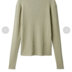 【美品】Mila Owen ハイネックシアーリブニットトップス【手洗い可能】の画像