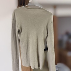 【美品】Mila Owen ハイネックシアーリブニットトップス【...