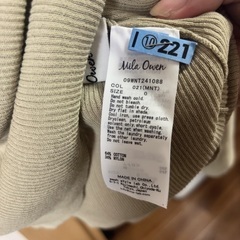 【美品】Mila Owen ハイネックシアーリブニットトップス【手洗い可能】の画像