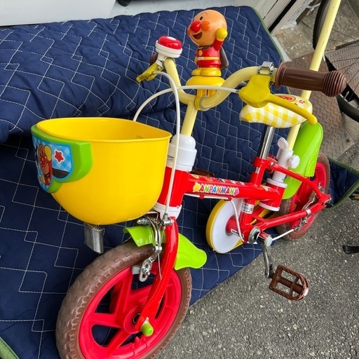アンパンマン自転車12インチ (買いクル梅田) 福島の三輪車の中古