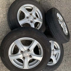 145-80-13  アルミタイヤ　4本の画像
