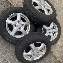 145-80-13  アルミタイヤ　4本の画像