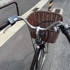 世界的に シティタイプ Panasonic電動アシスト自転車 ブラウン 東 (はる) 自転車本体