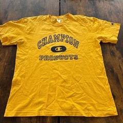 チャンピオン Tシャツ 半袖 黄色