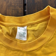 チャンピオン Tシャツ 半袖 黄色の画像