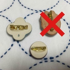 atelier antenna ブローチ2点の画像