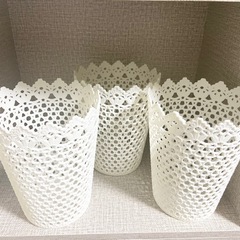 デスクトップ収納 ペン立て 文房具入れ バスケットの画像