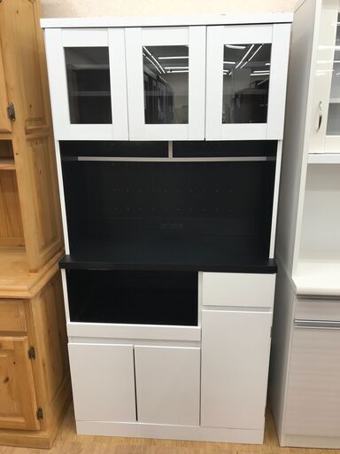 人気の新作 ☆ジモティ割あり☆ 食器棚 H182×W90×D41 クリーニング済み その他