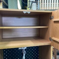 【愛品館 市原店】オーク材2枚扉キッチンボードの画像
