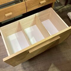 【愛品館 市原店】オーク材2枚扉キッチンボードの画像