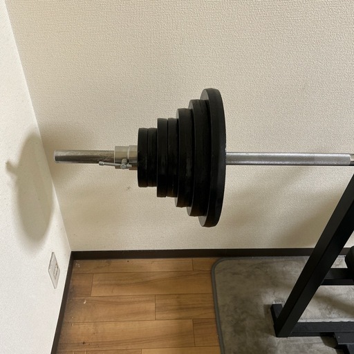 引取限定】 バーベルラック ベンチプレスセット ダンベル 筋トレ