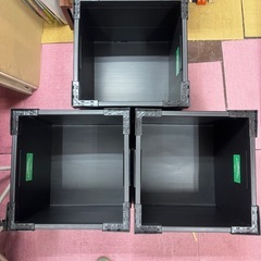 タワレコ、レコード収納、折りたたみコンテナ3個まとめてセットの画像