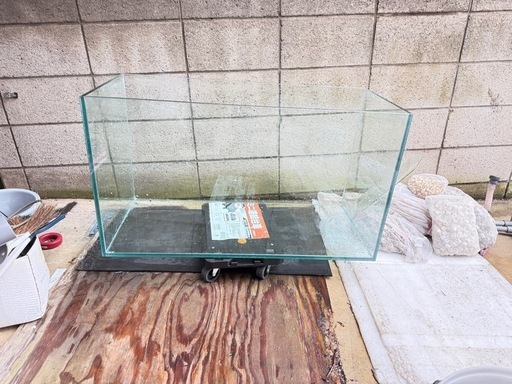 オールガラス水槽　水槽