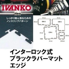 IVANKO - ivanko イヴァンコ ラバー マット 16枚 インターロック
