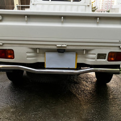 k100ミゼット純正ステンレス、リヤバンパーガードの画像