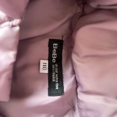 美品【~BeBe~ダウン110cm】　の画像
