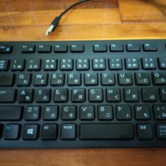 スリム　DELL　USB有線 キーボード テンキー 付き の画像