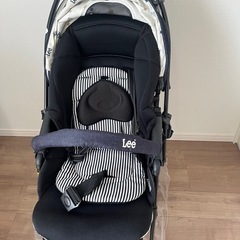 【廃盤品】Lee ライトクルーズ デニムリー ベビーカー ネイビーA型の画像