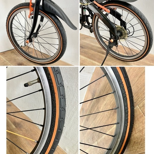 ドッペルギャンガー 折りたたみ自転車 ブラックマックス202　