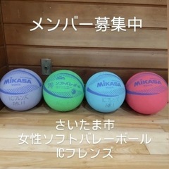 【毎週火曜9-13時】さいたま市女性ソフトバレーボールチーム🎶ご...