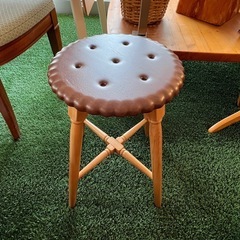 JF0590　ビスケット型スツール　インテリア　スツール　椅子　飾り台の画像