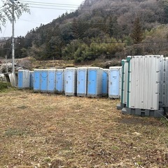 仮設トイレの画像