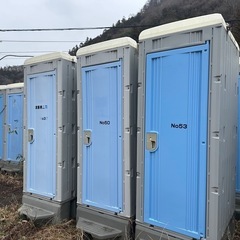 仮設トイレの画像