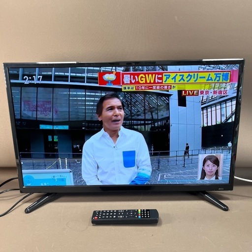 液晶テレビ 32インチ ティーズネットワーク 2020年製 リモコン