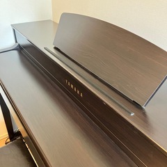 【美品】YAMAHA CLP-535　 Clavinova 電子ピアノ 2015年製 ヤマハ クラビノーバ ブラウン ピアノ　の画像