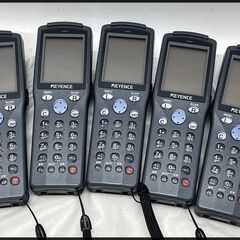 中古 キーエンス BT-951B ハンディターミナル 5台まとめ (+予備バッテリー 2個) 2次元コード の画像