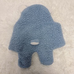 MOONMN ベビーおくるみ 新生児用(0～3ヶ月) くまさん ブルーの画像