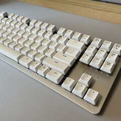 Razer BlackWidow Lite Mercury テンキーレス メカニカルキーボード（オレンジスイッチ・有線）の画像