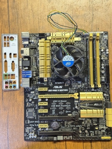 マザーボード+cpu+メモリ+電源