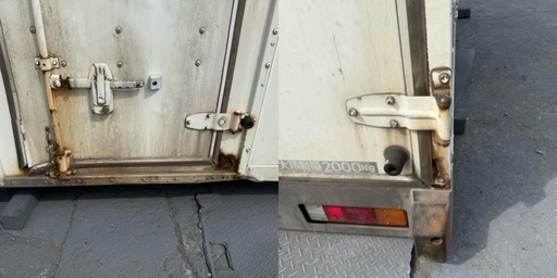 No.579 保冷バン 4t 車 アルミ 箱 バイク 倉庫 トラック