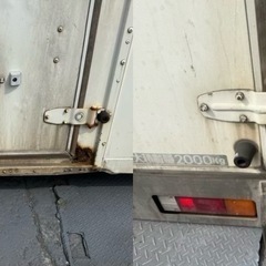 No.909 保冷バン 2t 車 アルミ 箱 バイク 倉庫 トラック