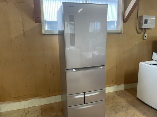 042500東芝5ドア冷蔵庫410L2017年製